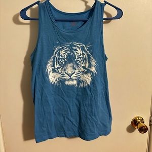 Blue lion shirt